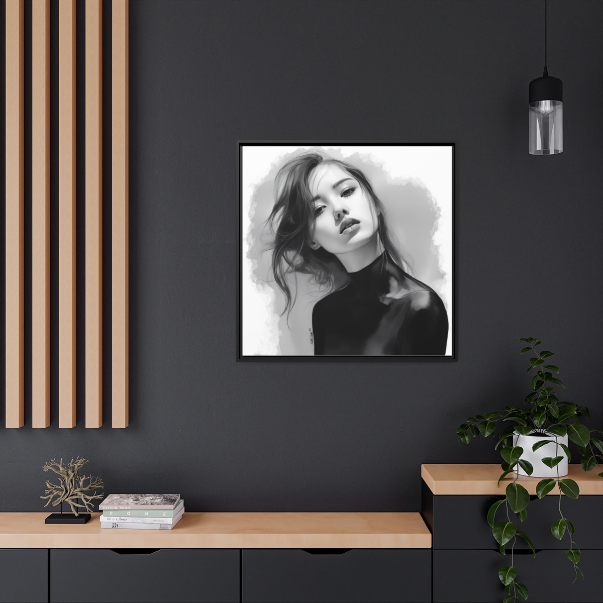 Harmonie d'Asie (cadre+toile) – Image 4