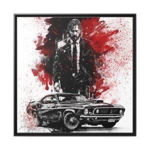 Illustration John Wick par David Lartigue