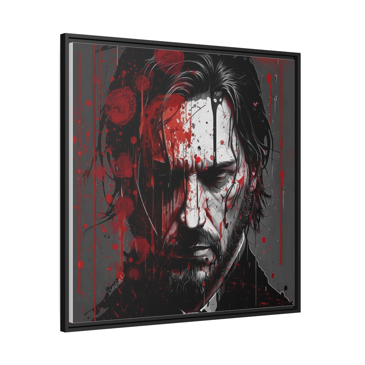 Illustration de John Wick par David Lartigue