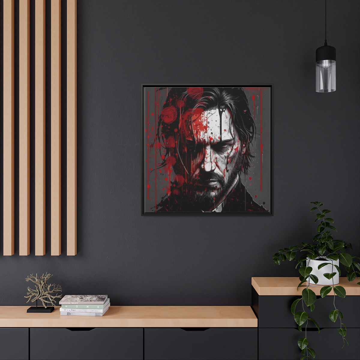 Illustration de John Wick par David Lartigue