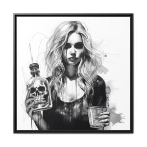 Éclats de vie brisée (cadre+toile)