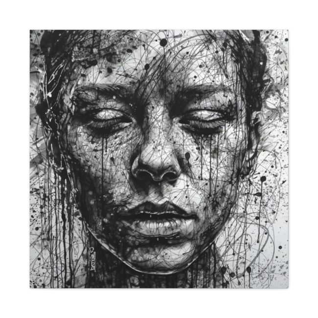 D'encre et de grâce (toile) par David Lartigue