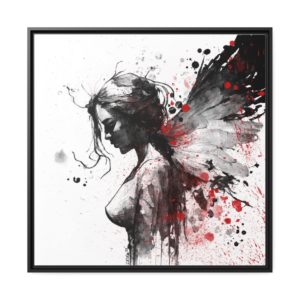 La femme ange illustration par David Lartigue