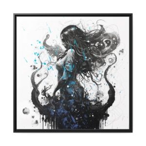 Octopus woman (cadre+toile)
