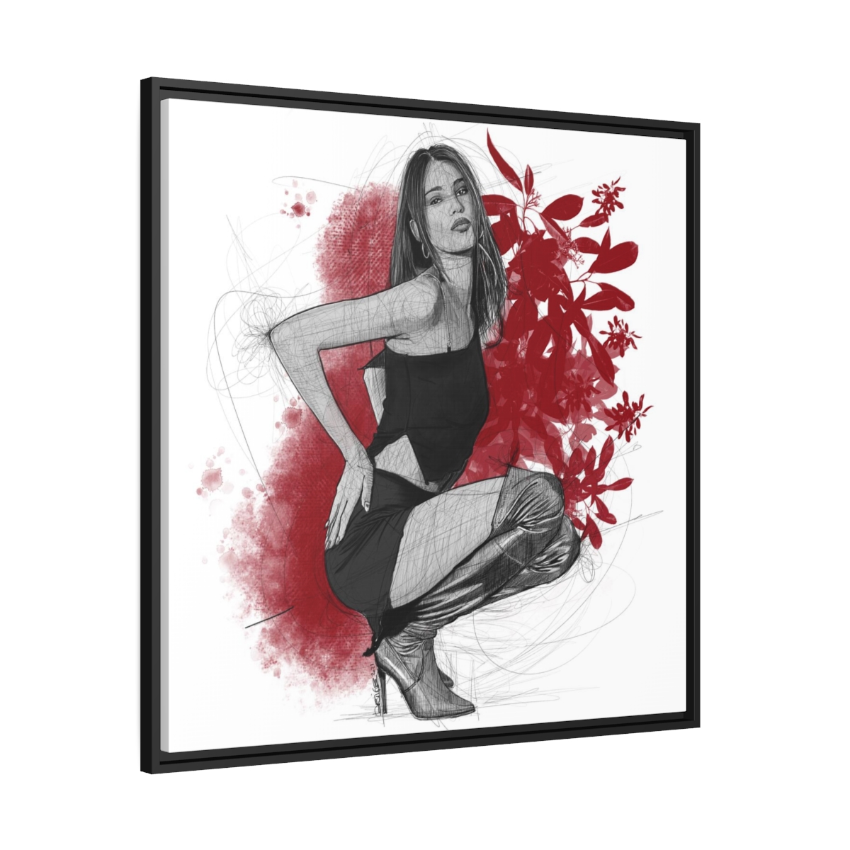 Keshla, illustration par David lartigue