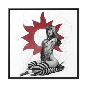 Kelsie, illustration par David Lartigue