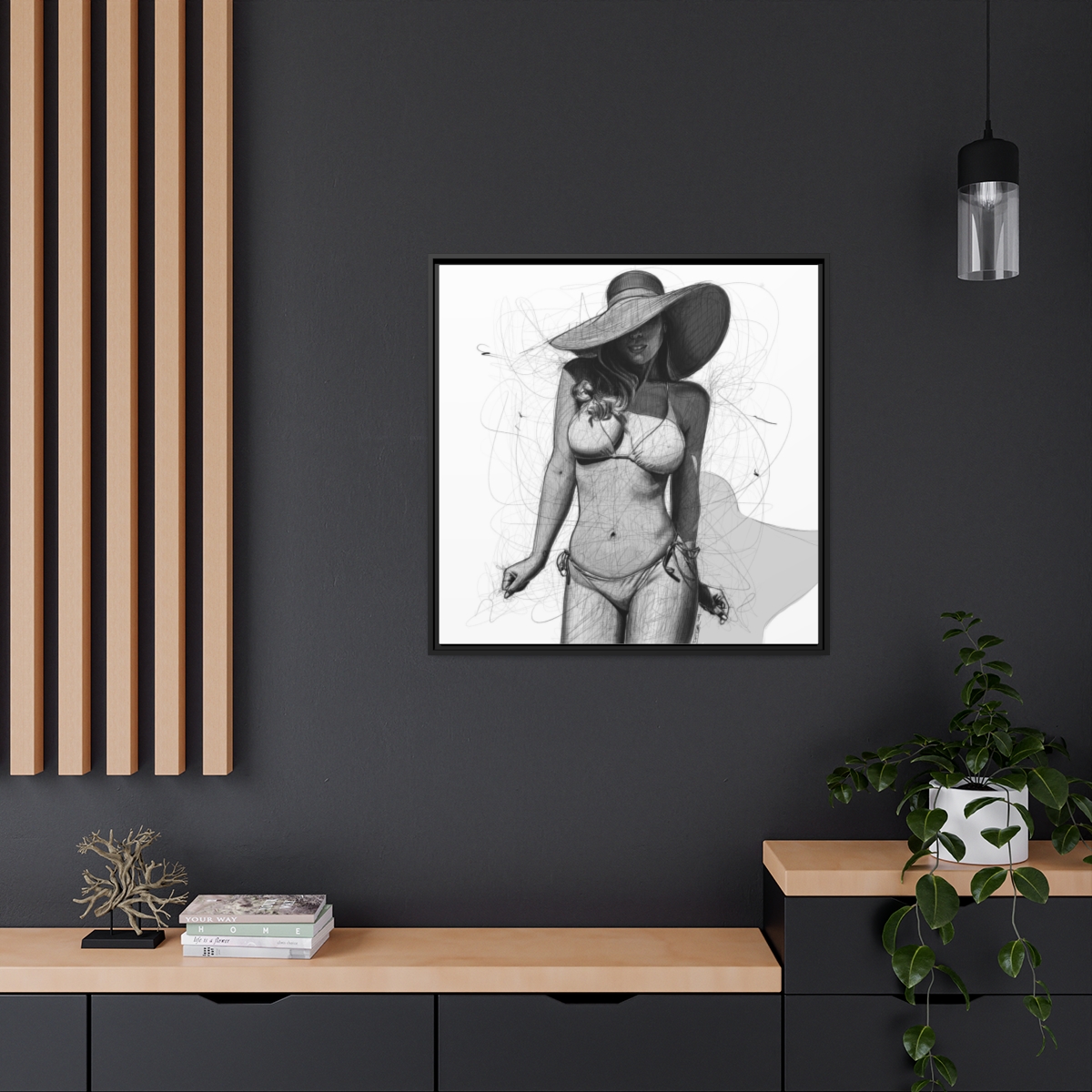 Houda (cadre+toile) – Image 4