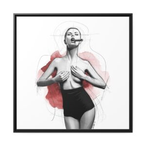 la femme au cigare, illustration par David Lartigue