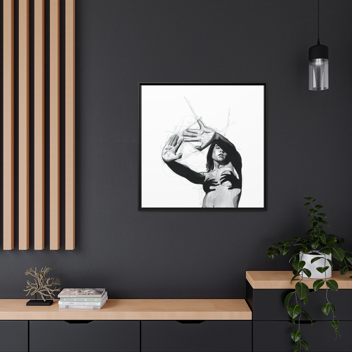 Ombres, illustration par David Lartigue