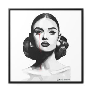 Nicole pleure, illustration par David Lartigue