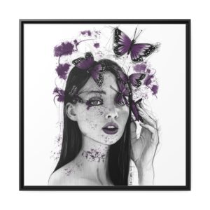 Dompteuse de papillons, illustration par David Lartigue