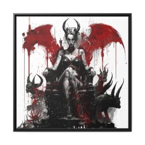 Devil Woman illustration par David Lartigue