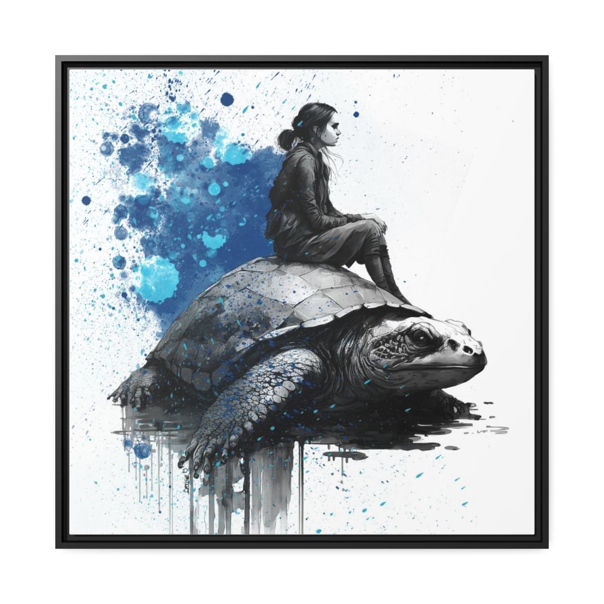 Tortuga, illustration par David Lartigue