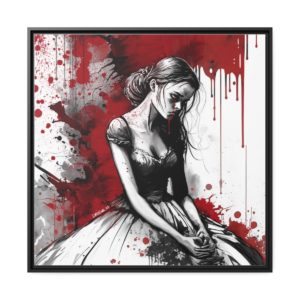 Cendrillon pleure, illustration par David Lartigue