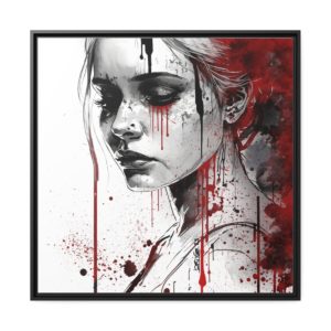 Cendrillon pleure, illustration par David Lartigue