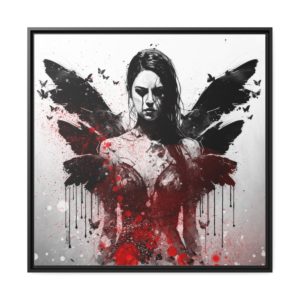 La femme papillon illustration par David Lartigue