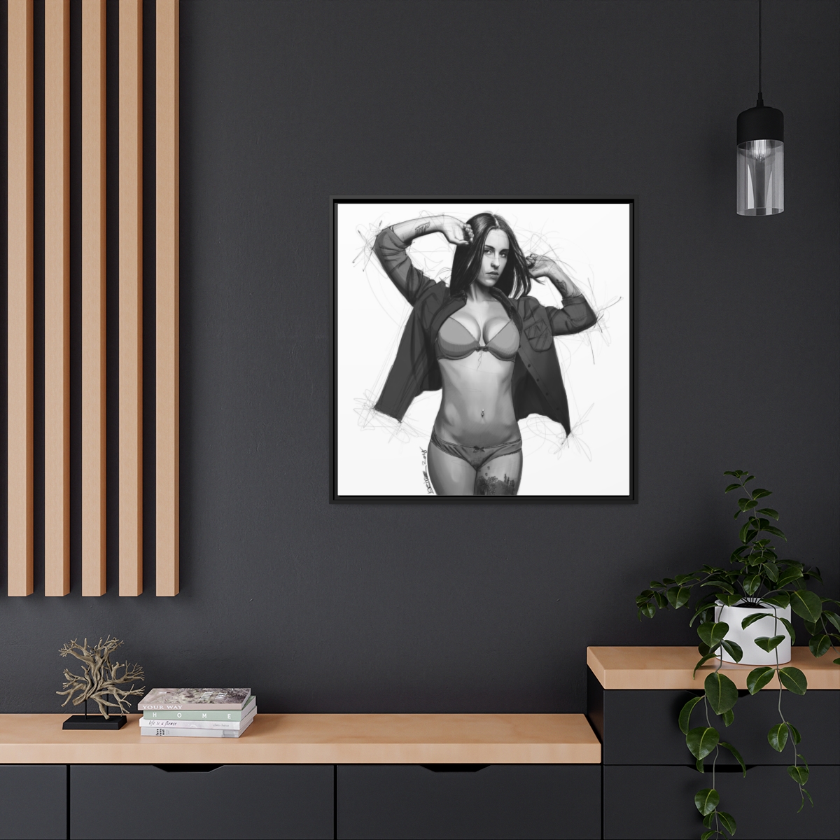 Maria Phlores, illustration par David Lartigue