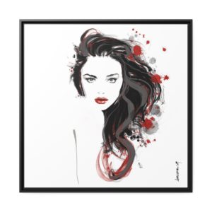 Séduction féminine, illustration par David Lartigue