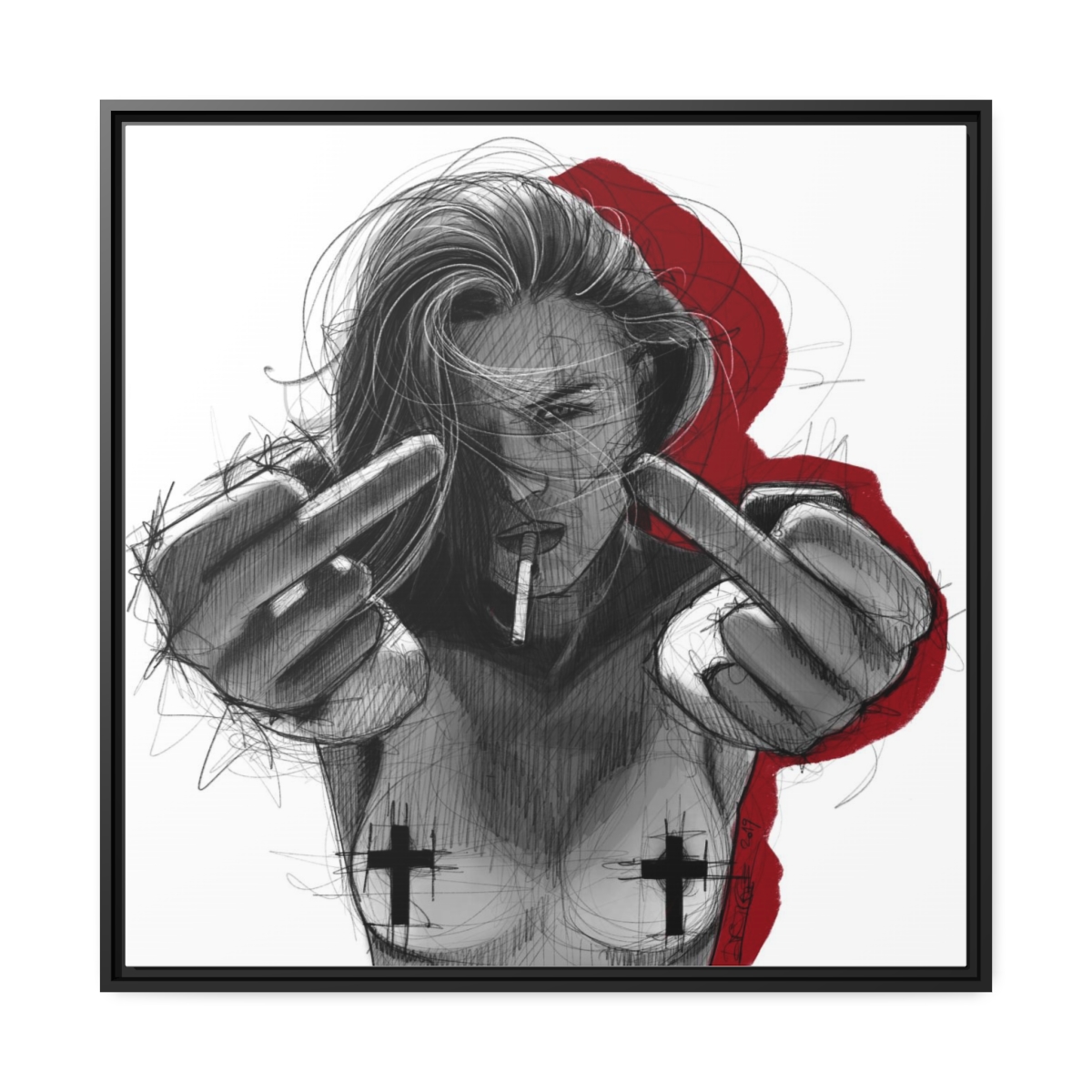 F*ck Your all, illustration par David Lartigue