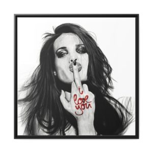 Illustration I love you par David Lartigue